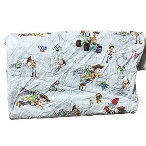 Pottery barn kids x Toy Story top sheet only blue characters woody buzz